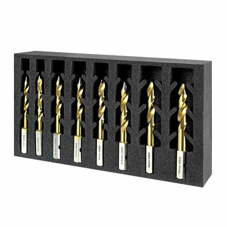 VERSADRIVE HMT Cobalt Drill InsertFoam Set: 5, 6, 6.8, 7, 7.5, 8, 9, 10mm 209010-SET6